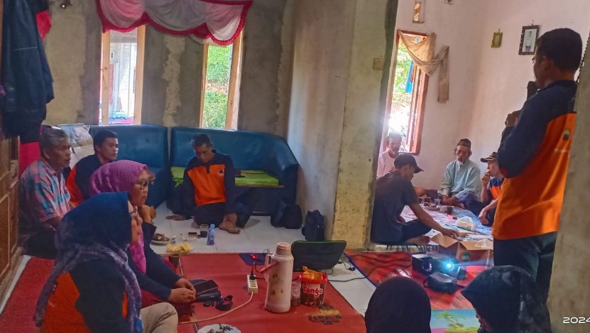 Destana Desa Kelawi Bakauhenbi Sosialisasi Kebencanaan Tingkat Dusun